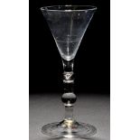 Large drawn trumpet bowl goblet,