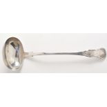 A Victorian soup ladle, by J.C.