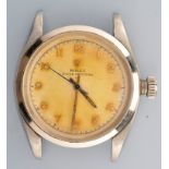 Rolex Oyster Precision: a 1960's stainless steel gentleman's wristwatch, with circular arabic dial,