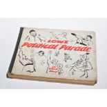 Low's Political Parade, with Colonel Blimp, oblong 4to, cloth-backed boards, illustrations, [c.