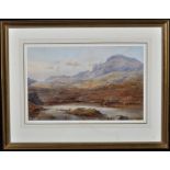 Edward Arden (Tucker) (1847-1910) A tarn on the Cumbrian fells, signed and dated 1880, watercolour,