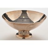 Elizabeth II Millennium fruit bowl, by Albert Edward Jones, Birmingham 2000, 24.5cms (9 3/4), 20.