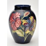 Moorcroft 'Hibiscus' pattern vase,