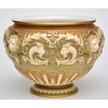 Royal Worcester 'Blush Ivory' jardiniere,