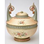 Royal Worcester ancient Greek influenced jar and cover,