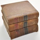 Johnson (Samuel) The English Dictionary, 3 vols, 4to., leathercloth, 2nd edition, 1827.