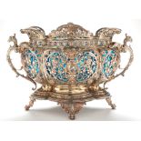 A large and ornate Victorian style table centrepiece,