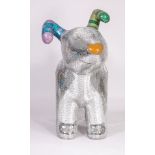 DISCO DOG by Natalie Guy Disco Dog was inspired by the famous disco ball that creates rays of light