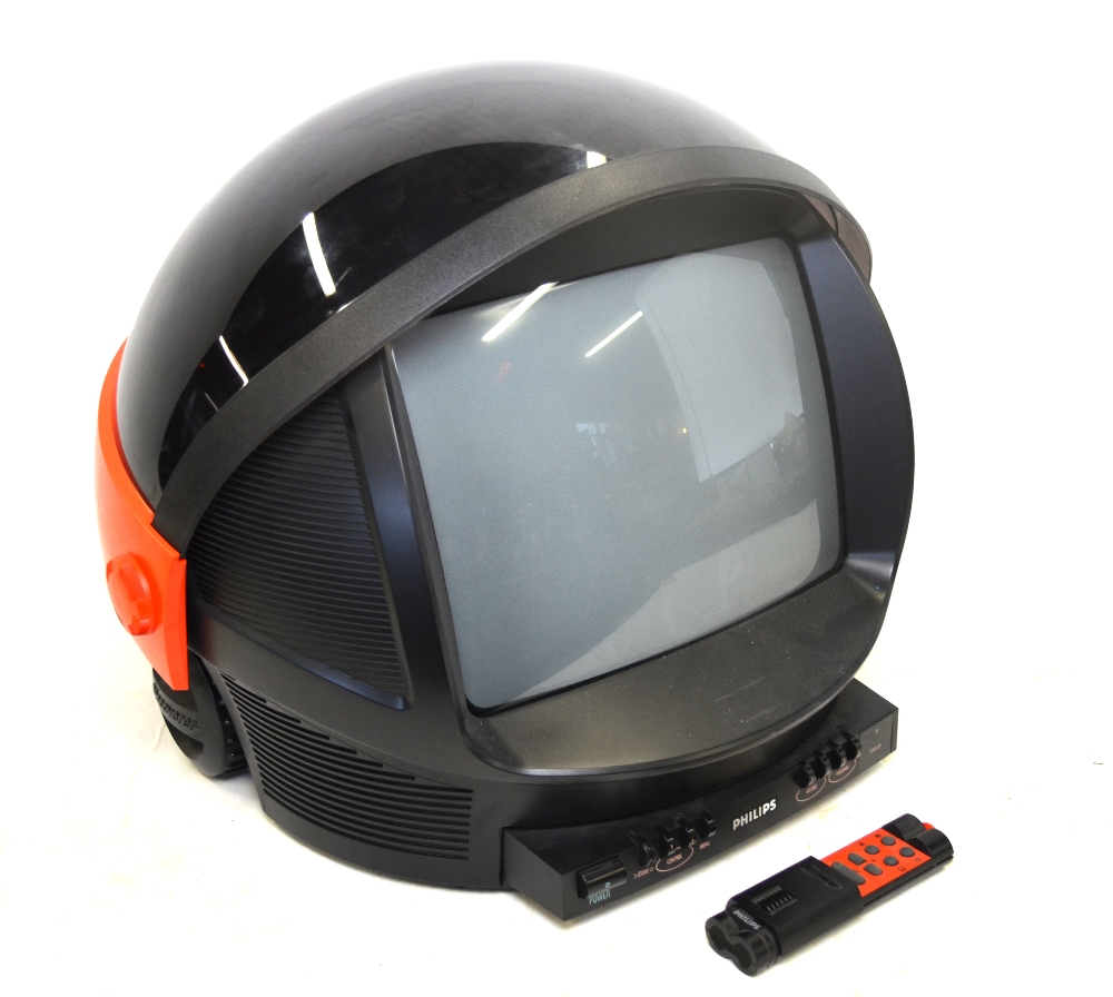 A retro Phillips 'Discovery' colour television set,