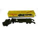 Dinky models - Tank Transporter 660 boxed - unplayed with (box cover torn at one end)