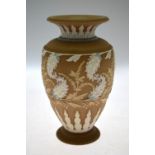 A Doulton Silicon Ware baluster vase,