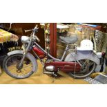 XMO 703, a Phillips Panda (P49) 50cc motorcycle, in original complete as found condition, tax disc