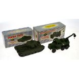 Dinky Supertoys models - Centurion Tank 651 and Recovery Tractor 661 - both boxed (2) Condition