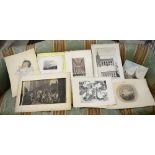 A portfolio of etchings, engravings and