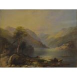 W Retham? - Ullswater, oil on card, sign