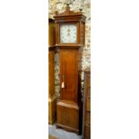 Ellis, Exeter, a 19th century thirty hour mahogany longcase clock,