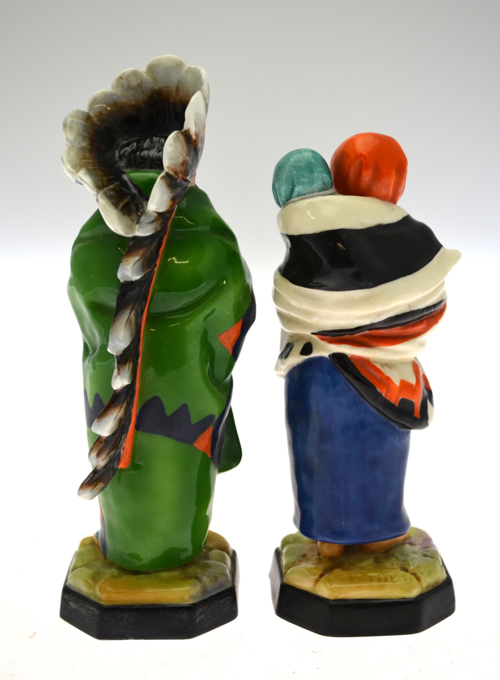 A pair of scarce Royal Worcester figures - Image 3 of 6