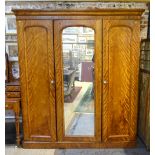 A 19th/20th century satinwood compactum