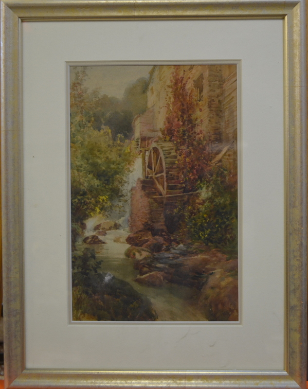 W H Sweet - Old Mill, Lynton, watercolou - Image 2 of 3