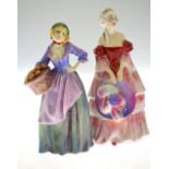 Two Royal Doulton figures - Veronica and Orange Seller,