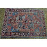 An antique Persian Heriz carpet, 1st half 20th century,