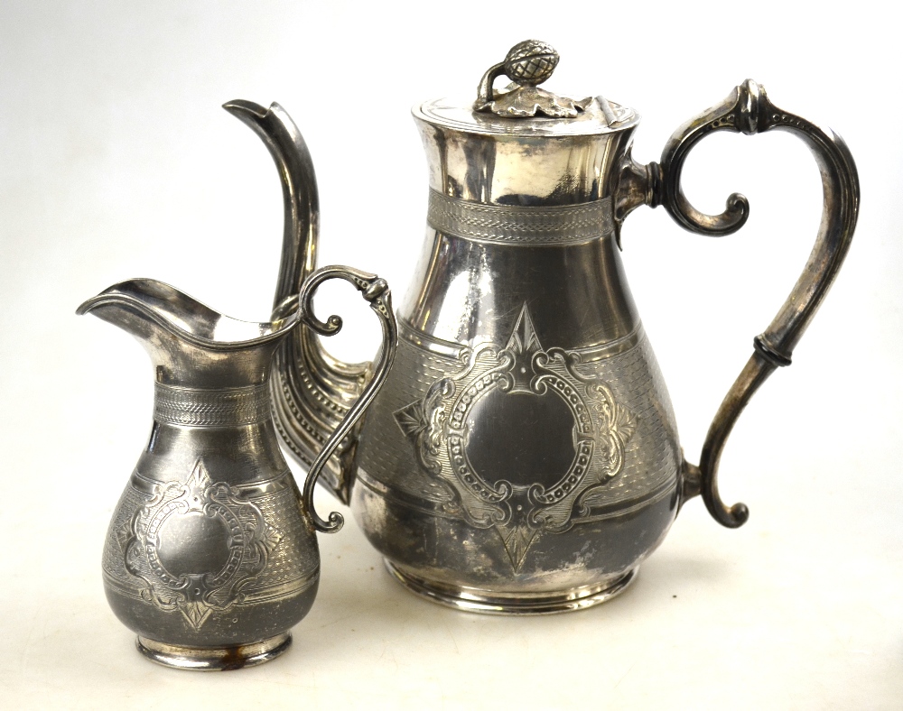 A German two-handled pot and cover of organic form, with rose finial, - Image 2 of 4