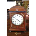 Depree Rayeburn & Young, Exeter, an eight-day Regency style mahogany cased bracket clock,