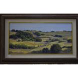 LaMar Rowbury (d 2013) - Californian landscape, oil on canvas, signed lower left,