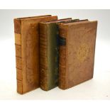 Three leather-bound volumes: Austen Leigh, J. E.