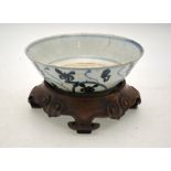WITHDRAWN An underglaze blue decorated bowl possibly from a provincial Qing Dynasty kiln,