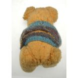 A large vintage mohair teddy bear with g