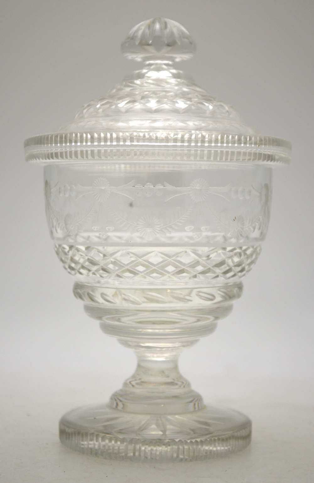 A 19th century cut glass bonboniere and - Image 2 of 7