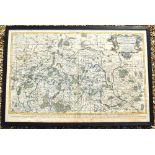 A late 17th century French map engraving