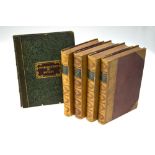 Fores's Sporting Notes & Sketches in four vols, half calf and cloth, London: Messrs Fores,