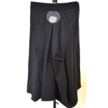 Gaston Jaunet culotte evening skirt, size 14,