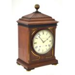 Depree Rayeburn & Young, Exeter, an eight-day Regency style mahogany cased bracket clock,