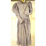 An Edwardian cotton dress,