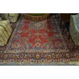 An old Persian Tabriz carpet, 3rd quarter 20th century,