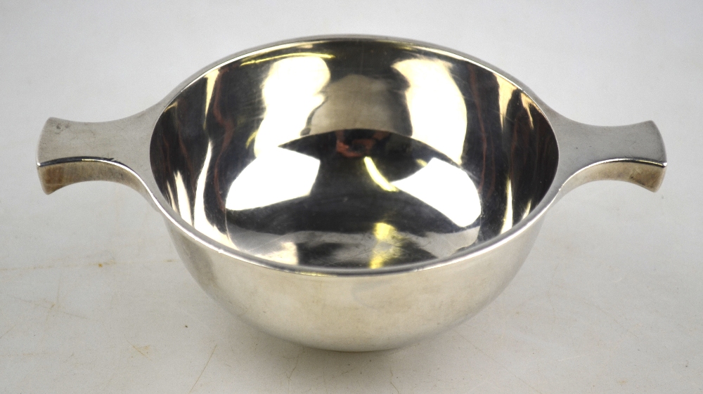 A Scottish silver quaich, Brook & Son, Edinburgh 1923, 4.