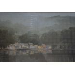 Roy Perry (1935-93) - 'Misty Morning, County Waterford', gouache, signed lower right,