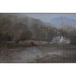 Roy Perry (1935-93) - 'Low tide at Gairloch', gouache, signed lower left,