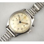 A Korean War Pilot's HS 9 pattern Services Chronograph wristwatch,