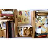 A large quantity of loose stamps, covers, first day covers,