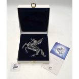 A Swarovski crystal annual Edition 1998 'Fabulous Creatures' - The Pegasus c/w certificate and