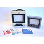 A Raythean DE-719 Portable Survey Fathometer (depth-sounder) with canvas zipper-case,