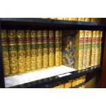 Scott, Sir Walter, Waverley Novels, 25 vols half calf with oil-board, pub.