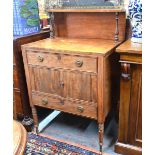 A Regency mahogany side cabinet, circa 1825,