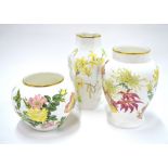 Three Wedgwood vases,