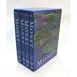 Wildenstein, Daniel, 'Monet or the Triumph of Impressionism', 4 vols blue cloth in slip case, pub.