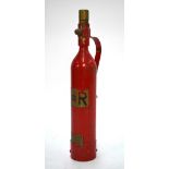 A 1955 vintage Teletetra fire extinguisher,